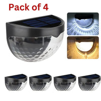 Solar Fence Lights. Handy and Easy to use (Pack of 4)
