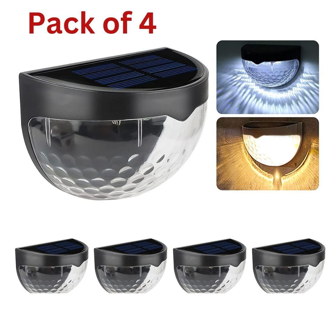 Solar Fence Lights. Handy and Easy to use (Pack of 4)